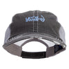 Let's Swim Logo Embroidered Low Profile Special Cotton Mesh Cap - Black OSFM