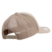 Licensed US Navy Seabee Retired Embroidered Retro Trucker Cap - Khaki OSFM