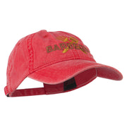 Barbeque Fork Spatula Embroidered Washed Cap