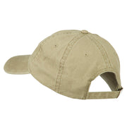 Florida State Map Embroidered Washed Cap