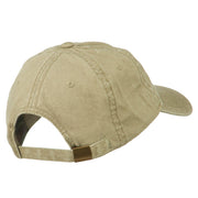 Florida State Map Embroidered Washed Cap