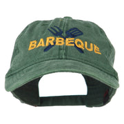 Barbeque Fork Spatula Embroidered Washed Cap