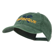 Barbeque Fork Spatula Embroidered Washed Cap