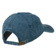 Florida State Map Embroidered Washed Cap