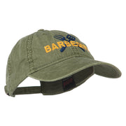 Barbeque Fork Spatula Embroidered Washed Cap