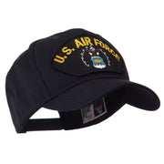 US Air Force Fan Shape Large Patch Cap