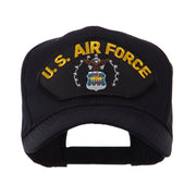 US Air Force Fan Shape Large Patch Cap