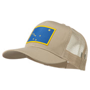 Alaska State Flag Patched Mesh Cap