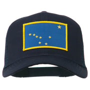 Alaska State Flag Patched Mesh Cap