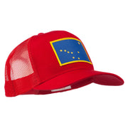 Alaska State Flag Patched Mesh Cap