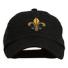 Fleur De Lis Embroidered Pet Spun Cap