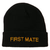 First Mate Embroidered Long Beanie