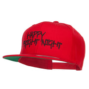 Happy Fright Night Embroidered Snapback Cap