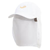 Cod Fish Embroidered Flap Hats - White OSFM