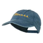 Fitness Wording Embroidered Cap