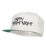 Happy Fright Night Embroidered Snapback Cap