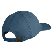 US Air Forces Africa Veteran Embroidered Washed Solid Pigment Dyed Cotton Twill Brass Buckle Cap - Navy OSFM