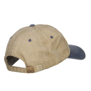 Golf Ball Tee Embroidered Washed Cap