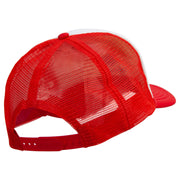 Aqua Divers Logo Embroidered Summer Foam Mesh Trucker Cap - Red OSFM