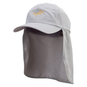 Cod Fish Embroidered Flap Hats - Grey OSFM