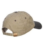 Golf Ball Tee Embroidered Washed Cap