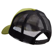 Aqua Divers Logo Embroidered Summer Foam Mesh Trucker Cap - Cactus-Black OSFM