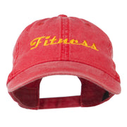 Fitness Wording Embroidered Cap