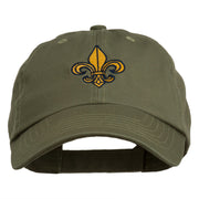 Fleur De Lis Embroidered Pet Spun Cap