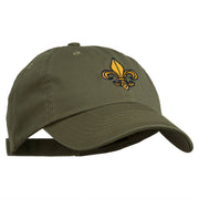 Fleur De Lis Embroidered Pet Spun Cap