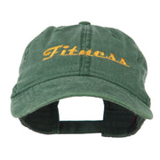 Fitness Wording Embroidered Cap