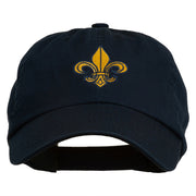 Fleur De Lis Embroidered Pet Spun Cap