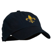 Fleur De Lis Embroidered Pet Spun Cap