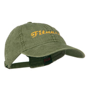 Fitness Wording Embroidered Cap