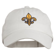 Fleur De Lis Embroidered Pet Spun Cap