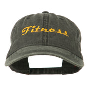 Fitness Wording Embroidered Cap