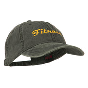 Fitness Wording Embroidered Cap