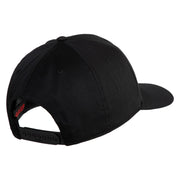 Special Forces Patched Solid Cotton Twill Pro Style Cap - Black OSFM
