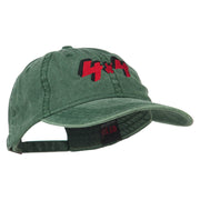 4 By 4 Embroidered Washed Cap