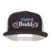 Fishing Buddy Embroidered Snapback Mesh Cap