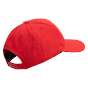 US Marine Corps Seal Embroidered 6 Panel Structured Cotton Twill Cap Made in USA