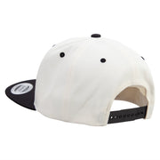 Washington 1889 Logo Embroidered Wool Blend 2 Tone Classic Snapback - Natural-Black OSFM