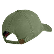 Air Force Reserve Command Veteran Embroidered Washed Solid Pigment Dyed Cotton Twill Brass Buckle Cap - Olive OSFM