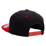 Washington 1889 Logo Embroidered Wool Blend 2 Tone Classic Snapback - Black-Red OSFM