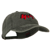 4 By 4 Embroidered Washed Cap