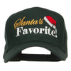 Santa's Favorite Embroidered High Profile Cap