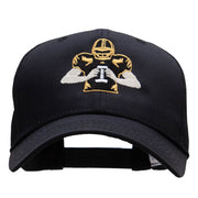 Football Player Embroidered Pro Style Twill Cap