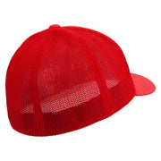 Gone Paddling Embroidered 6 Panel Trucker Flexfit Cap - Red OSFM