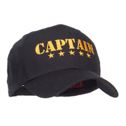 Five Stars Captain Embroidered Cap