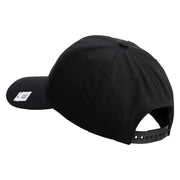 US Marine Corps Emblem Embroidered 6 Panel Structured Cotton Twill Cap Made in USA - Black OSFM