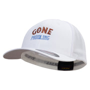 Gone Paddling Embroidered 6 Panel Trucker Flexfit Cap - White OSFM